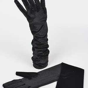 Fashion Collection, Velvet Long Opera Gloves-