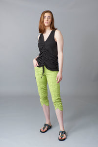 -XCVI WearablesXCVI Wearables, Cotton Poplin Iris crop pants