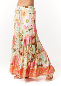 -Party OutfitsAratta, Daisy Floral tiered ruffled palazzo pants