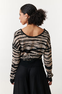 Ioanna Korbela, Sustainable Cotton Blend Primal Chouros knit long sleeve sweater-