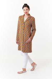 Maliparmi, Hortus Jacquard Dustcoat-Italian Designer Collection-Outerwear