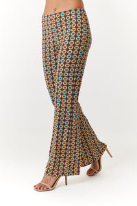 Maliparmi, labyrintum print elastic waist jersey trousers-Italian Designer Collection-High End Pants
