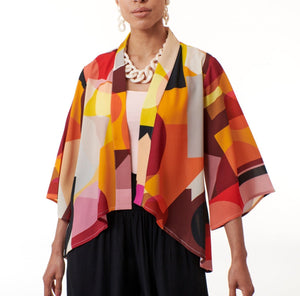 Kozan, Crepe, Kendall Jacket in Rothko print-Jackets