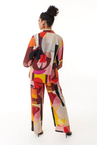 Kozan, Crepe, Kendall Jacket in Rothko print-Promo Eligible