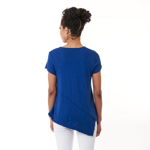 WILT, Cotton Easy Crossover short sleeve Tee Shirt-WILT