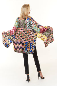 Aldo Martins, Laila Tunic Blouse in Pink Tile Print-Gifts for the Fashionista