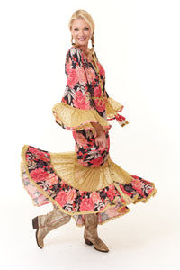 Aratta, Camellia Floral Maxi Dress-Maxi Dress