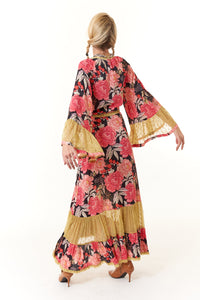 Aratta, Camellia Floral Maxi Dress-Maxi Dress