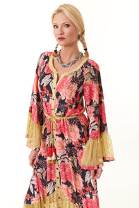 Aratta, Camellia Floral Maxi Dress-Aratta