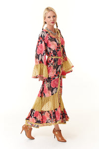 Aratta, Camellia Floral Maxi Dress-Aratta