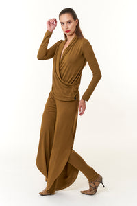 Ioanna Korbela, Sustainable Eco Vital Knit Trousers with side slits-Stylists Top Picks