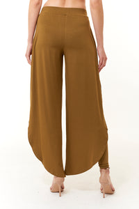 Ioanna Korbela, Sustainable Eco Vital Knit Trousers with side slits-Crop Pants