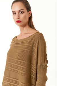 Ioanna Korbela, sustainable New Archetypes Knitted Boatneck Sweater-Luxury Knitwear