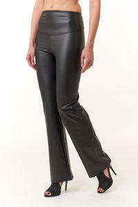 Yummie, Faux Leather Shaping Bootcut Legging-