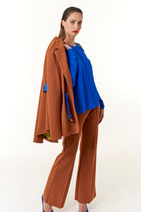 Opificio Modenese, New Orleans Comfy Blouse in bluette-New High End