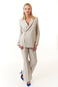 Opificio Modenese, Portland Sculpted Trousers in sand-High End Bottoms