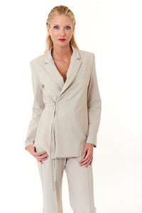 Opificio Modenese, Pasadena Sculpted Blazer in sand-Gifts for the Fashionista
