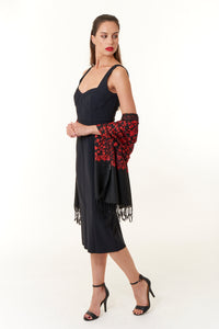 Opificio Modenese, Orlando Sculpted Dress in black-Gifts for the Fashionista