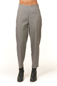 Oblique Creations, Herringbone Cargo Trouser in Gray-