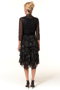 Kozan, Mesh, Melanie Jacket in black dots-New Dresses