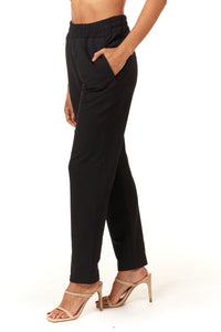 Oblique Creations, French Terry Track Pants with Embroidery-New Loungewear