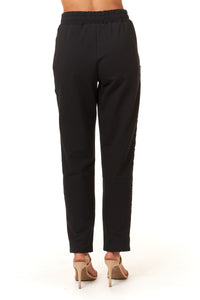 Oblique Creations, French Terry Track Pants with Embroidery-Promo Eligible