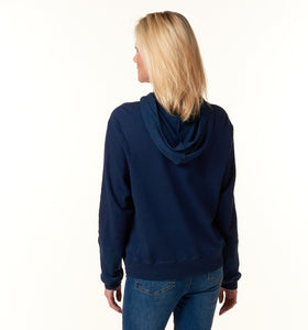 WILT, mixed hoodie sweatshirt in ink-Promo Eligible