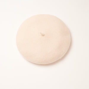 French Beret, Wool in ivory-Promo Eligible