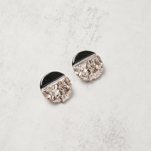 Special Effects, Ceramic, Plate Earring in Dark Rose Platinum-New Arrivals