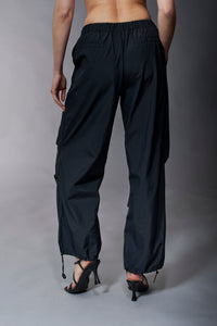 Tractr Jeans, Parachute Pants in Black-