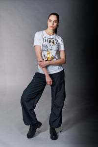 Tractr Jeans, Parachute Pants in Black-Cargo Pants