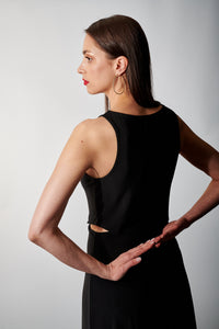 Aldo Martins, Sustainable Knit, Ariane Maxi Dress in Black-Promo Eligible