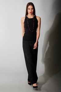 Aldo Martins, Niao Trousers in Crinkled Black-