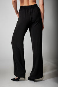 Aldo Martins, Niao Trousers in Crinkled Black-New Bottoms