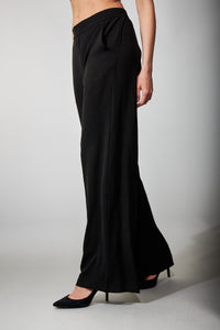 Aldo Martins, Niao Trousers in Crinkled Black-New High End