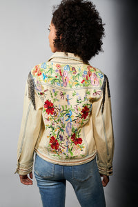 Aratta, Denim, Country Queen Embellished Jacket-
