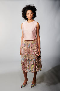 Aratta, Tulle, Roman Holiday Skirt with Embroidery-New Bottoms