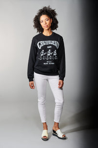 Junkfood Clothing, Grateful Dead Sweatshirt in black-
