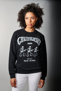 Junkfood Clothing, Grateful Dead Sweatshirt in black-