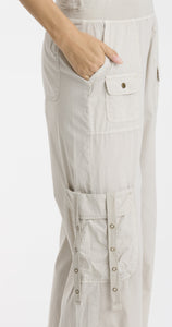 XCVI, Cotton, Femke Crop Cargo Pants in Sand-XCVI Wearables