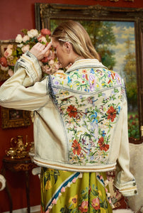 Aratta, Denim, Country Queen Embellished Jacket-Jackets