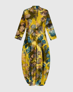 jersey cocoon dress Short Sleeve V Neck Cocoon Knit Maxi Dress