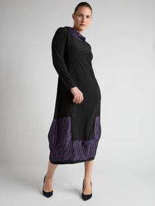 alya midi dress Kozan Kozan, Illusion, Alya Midi Dress in Black Majesty – Garbolino Boutique