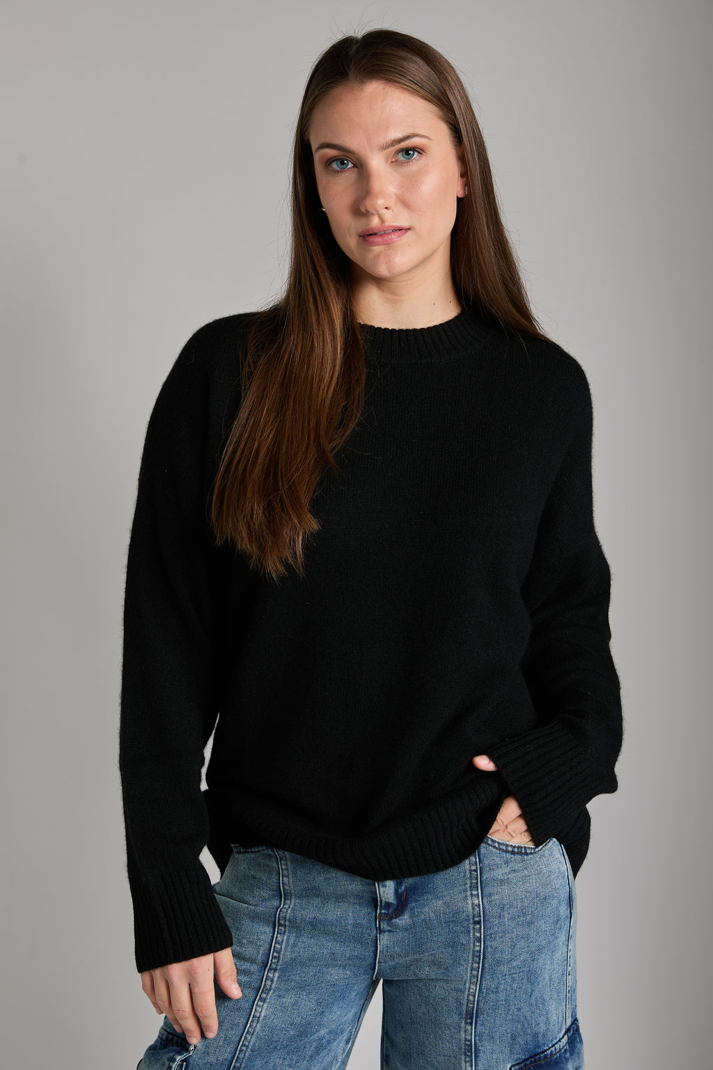 Colorush Cashmere Colorush Cashmere Colorush, Sustainable Cashmere, Jama Chunky Crew in ...