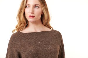 Kier & J, boatneck color block cashmere sweater in olive-TopsKier & J, boatneck color block cashmere sweater in olive