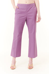 -SaleMaliparmi, stretch Gabardine, crop flare trousers-Italian Designer Collection