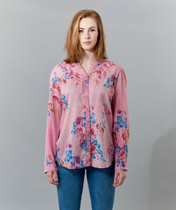 Nu Vintage, embroidered blouse with custom butterfly patch-Nu Vintage, embroidered blouse with custom butterfly patch