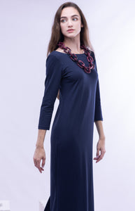 Ioanna Korbela, sustainable matte jersey maxi dress-Dresses