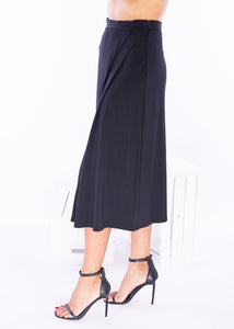 Sita Murt, Knit Skirt, fit and flare midi skirt with pleats-Promo Eligible